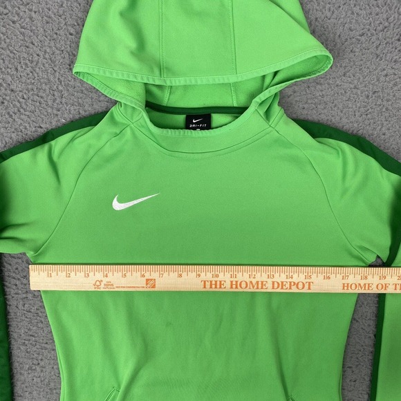 Nike Women's Dri-Fit Academy 18 Green Pullover Hoodie Size Small - AJ0110-361 - Picture 8 of 13